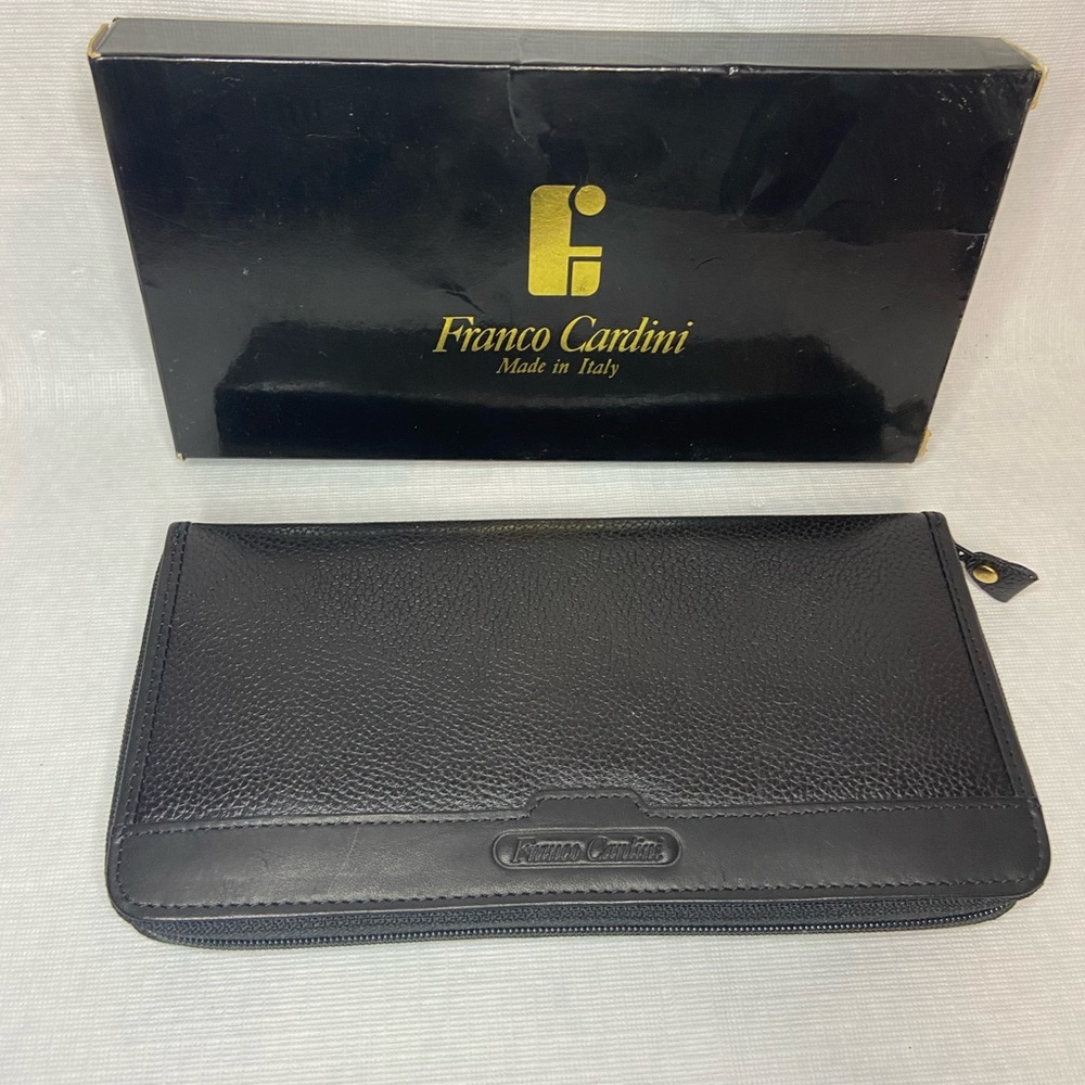 Franco Cardini Long Leather Wallet NIB